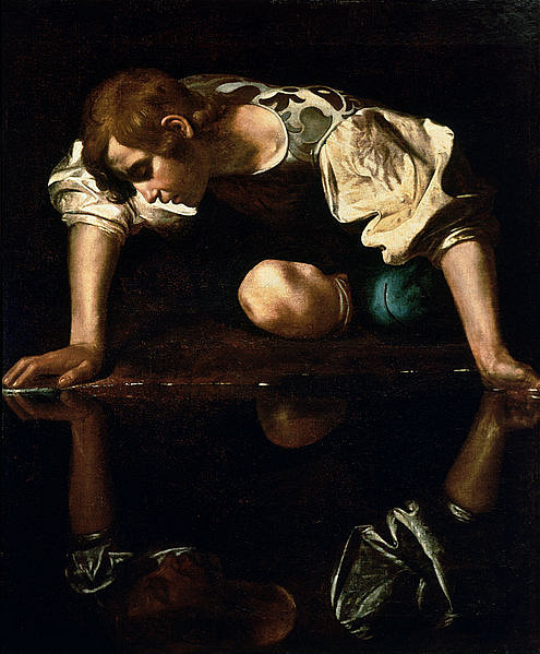 Narcissus sudaki yansımasına aşık oluyor. Sudaki Yansımasına Aşık Olan Narcissus