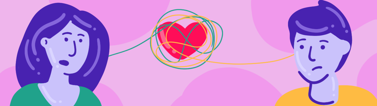drawing a complicated and toxic relationship