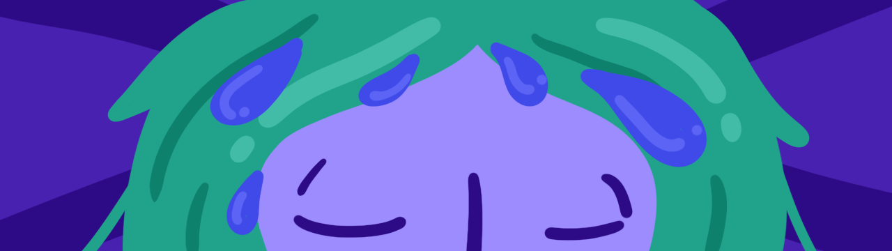 someone who sweats during sleep paralysis