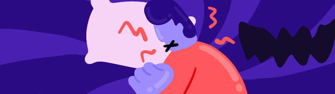 someone who has sleep paralysis while asleep
