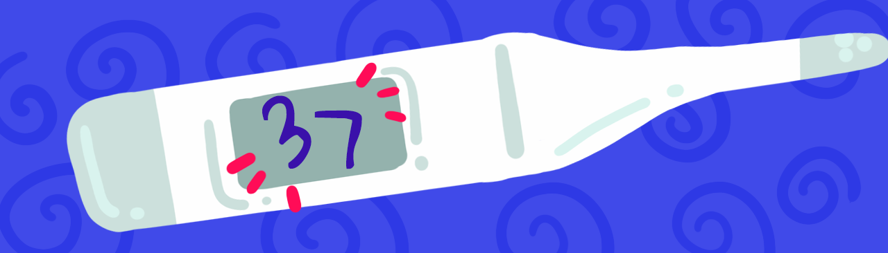 drawing of a 37-degree fever within the context of hypochondriasis